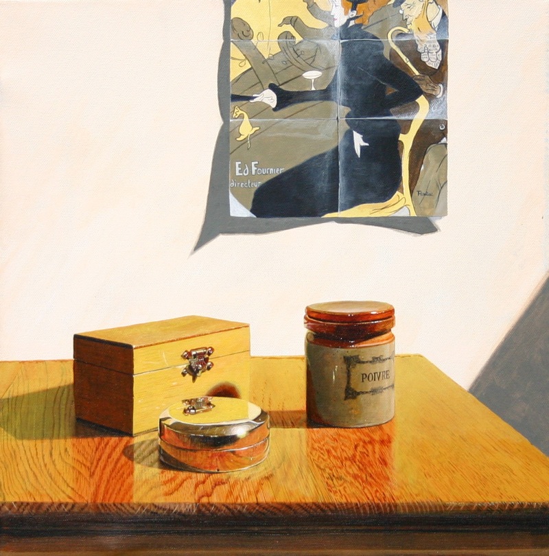Still Life with Toulouse-Lautrec Poster by Richard Harby