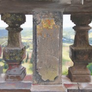 View of Domme, Dordogne by Richard Harby