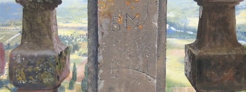 View of Domme, Dordogne by Richard Harby View of Domme, Dordogne by Richard Harby