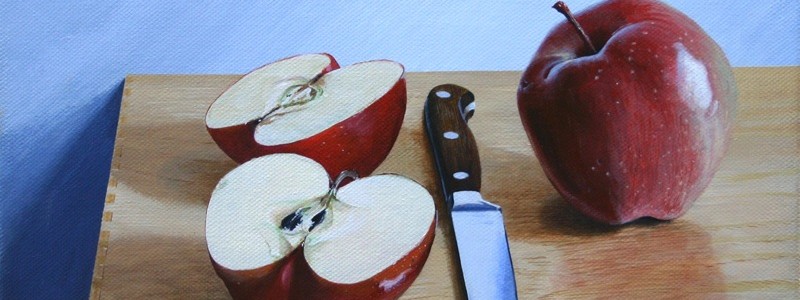 Knife & Apples by Richard Harby Knife & Apples by Richard Harby