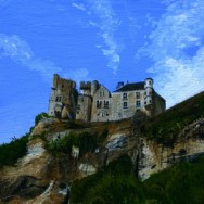 Miniature of Beynac by Richard Harby