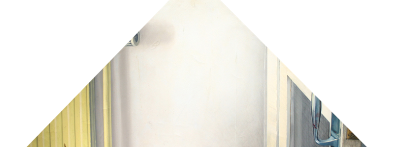 Triangular Painting by Richard Harby Triangular Painting by Richard Harby